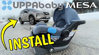 UPPAbaby MESA Infant Car Seat Install video