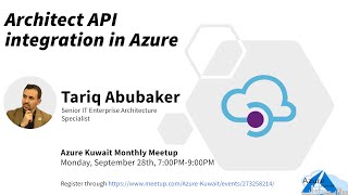 Architect API Integration in Azure