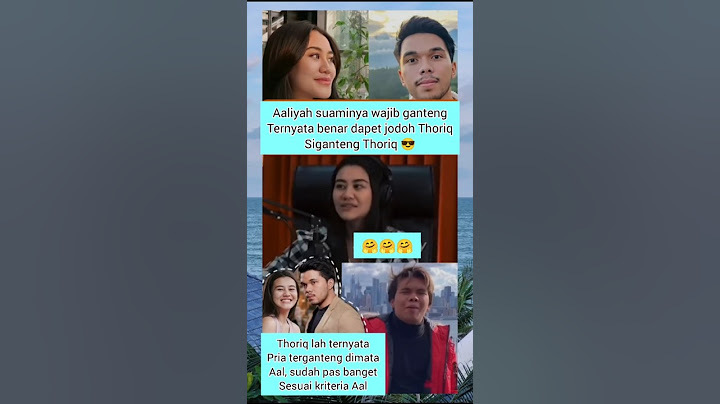 SEMUA KRITERIA AAL SUDAH ADA DI PAPA THORIQ #aaliyah #thoriqhalilintar