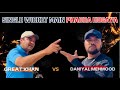 Single wicket daniyal vs great khan  fight between daniyal and great khan