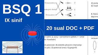 Fizika 9-cu sinif BSQ 1 #fizika #bsq