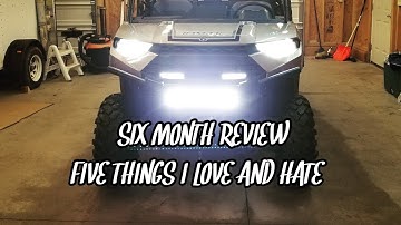 Six Month Review On My 2018 Polaris Ranger XP 1000