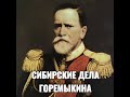 СИБИРСКИЕ ДЕЛА ГОРЕМЫКИНА