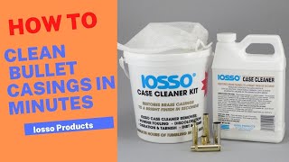 How to clean brass bullet casings.....in minutes without a tumbler!! Using  the Iosso Case Cleaner. - YouTube
