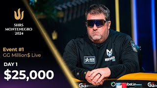 🔴 Triton Poker Series Montenegro 2024 - Event #1 25K NLH GG MILLION$ - Day 1 screenshot 3