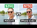 Xiaomi Poco F3 vs iPhone 12 Mini: Camera Test Comparison!