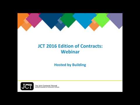 JCT 2016 Edition Launch Webinar: 