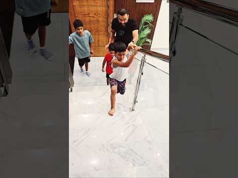 تحدي الدرج مع يزن وزين ورؤوف مين فاز زين وألفت