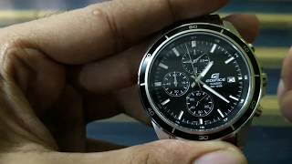 Casio Edifice Chronograph Watch/EFR-526D-1AVUDF(EX093)/Unboxing & Review/Budget Chronograph Watch