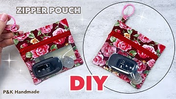 Easy To Make! How to Make Mini Zipper Pouch🧵Sewing Tutorial