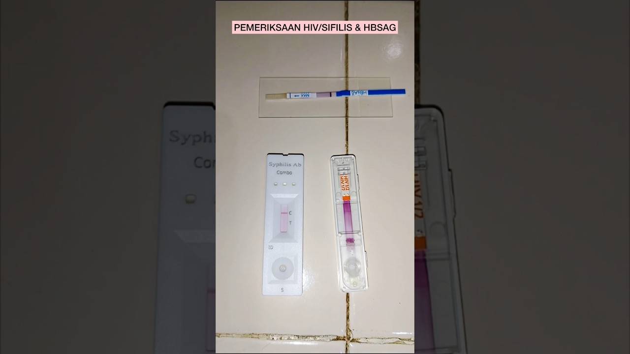 BEGINI HASILNYA NEGATIF‼️ TES HBsAg, HIV dan SIFILIS 