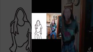 Rotoscope animation of @b3ccam00r3 on Tik Tok