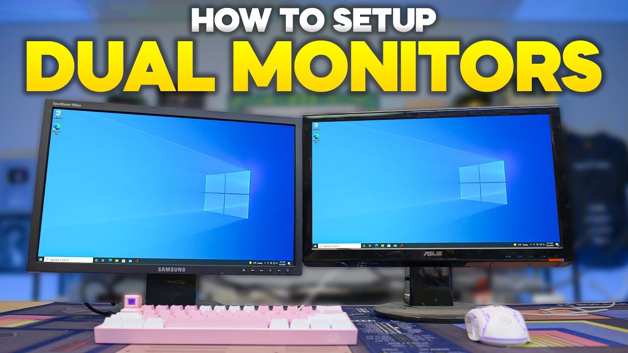 How To Setup Dual Monitors - 2023 