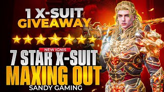 🤩NEW IGNIS X-SUIT LUCKY CRATE OPENING | 1 X-SUIT GIVEAWAY | GOT EVERYTHINK ONLY 24k UC PUBGMOBILE