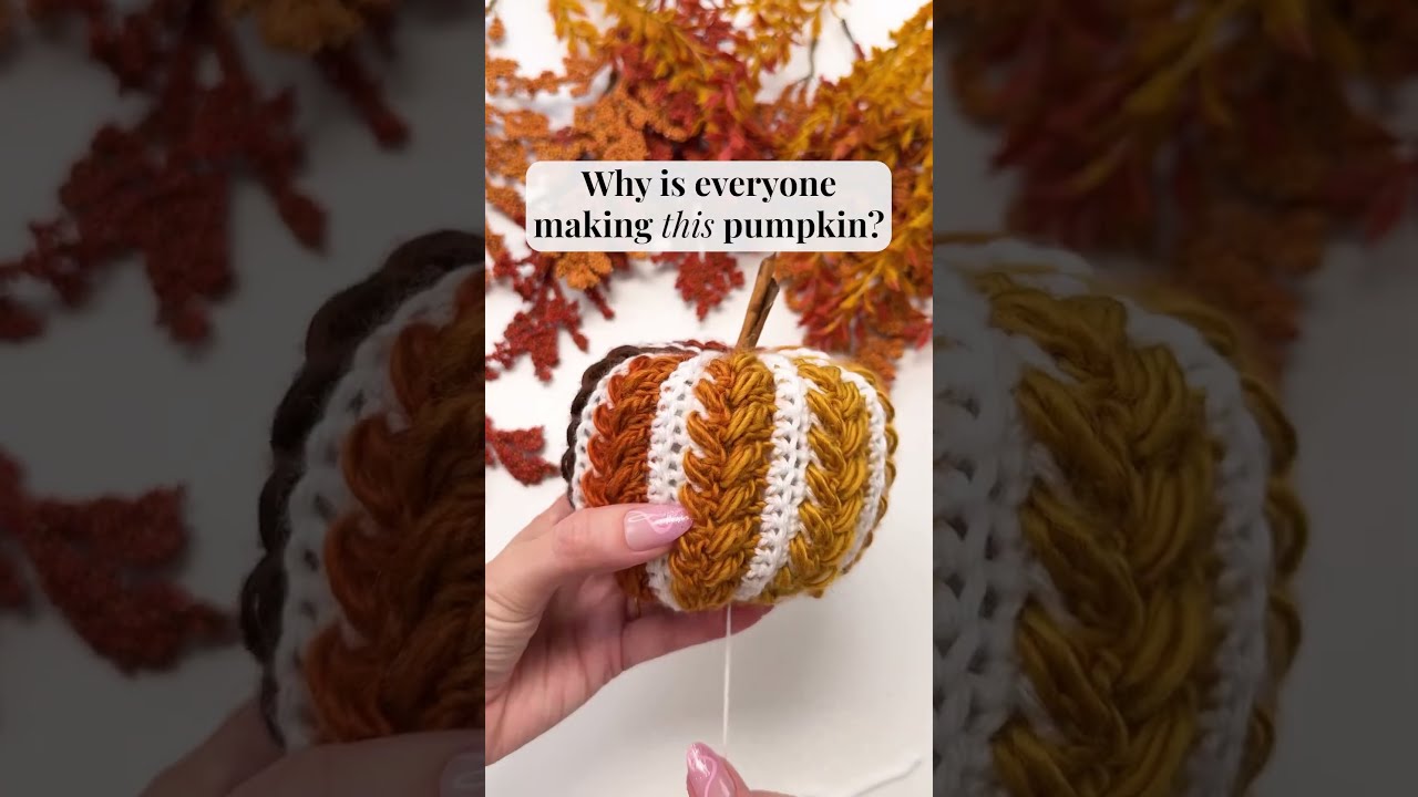 How To Crochet A Wheat Stitch Pumpkin Viral Pattern