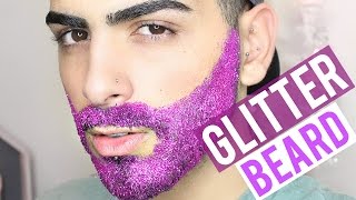 HOW TO GLITTER BEARD  | Salihs World