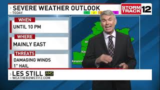 Les Still is Tracking More Severe Storms Possible for Tuesday Afternoon