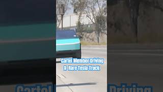Cartel Gang Member (Sinaloa) Driving A RARE Turquoise Blue Tesla Truck IN Da Inland Empire Ca