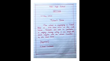 Cultural Event Notice writing for class 10 | Notice writing | #class10