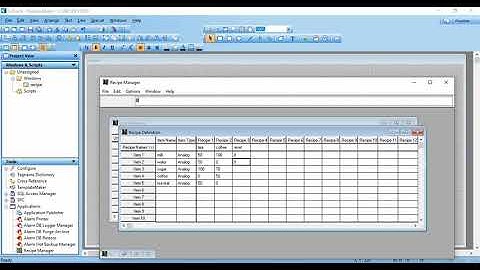 how to use recipe management in INTOUCH SCADA Wonderware|| please subscribe|| like || share