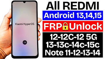 2026 All Redmi FRP Bypass Android 13/14/15 | No Share Me - No Second Space - No Activity Launcher