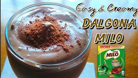 DALGONA MILO Korean Recipe | No Mixer | Creamy Version