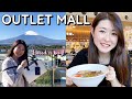 Outlet Mall Tour + Food + Hotel 🛍 Gotemba Premium Outlets Japan