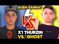 X1 ÉPICO! THURZIN VS. GHOST! NARRAÇÃO DE HUDSON AMORIM E COMENTARIOS DE BUXEXA E ALOK!