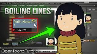 OpenToonz Advanced Tutorial: How to create line boiling animation in OpenToonz