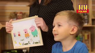 Poznajcie Nasze Zabawki - Tablica Kredowo-Magnetyczna Świnka Peppa