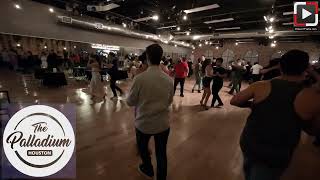 Danielle and David dancing at Palladium Salsa Social Houston