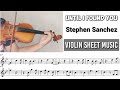 Free sheet until i found you  stephen sanchez violin sheet music