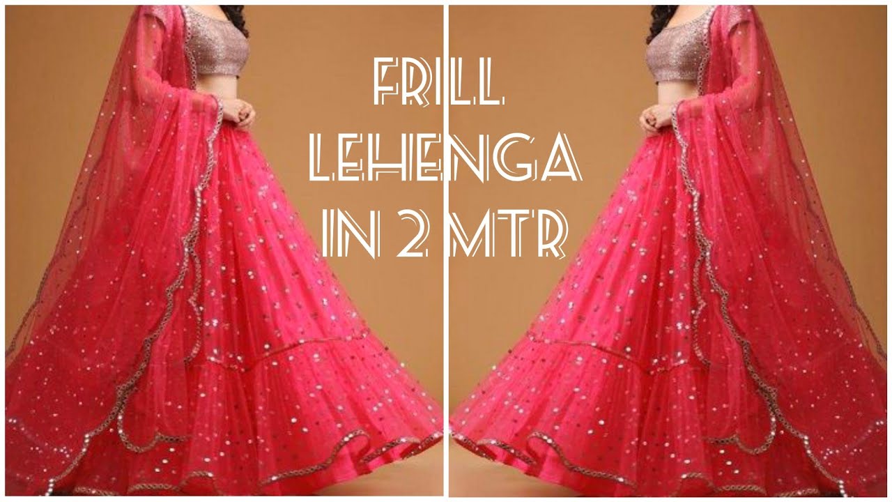 Diy:Convert Old Sari Into Lehanga/Lehanga in just 10 min~Hindi 