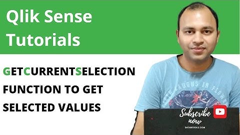 Qlik Sense Get Current Selections to get all the currently selected filter value | Abhishek Agarrwal
