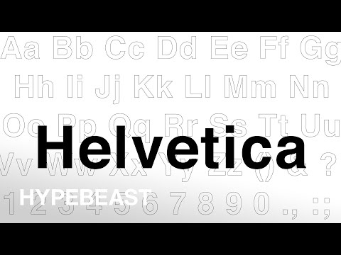 How HELVETICA Became the Biggest Font in Fashion & Beyond | Behind the HYPE