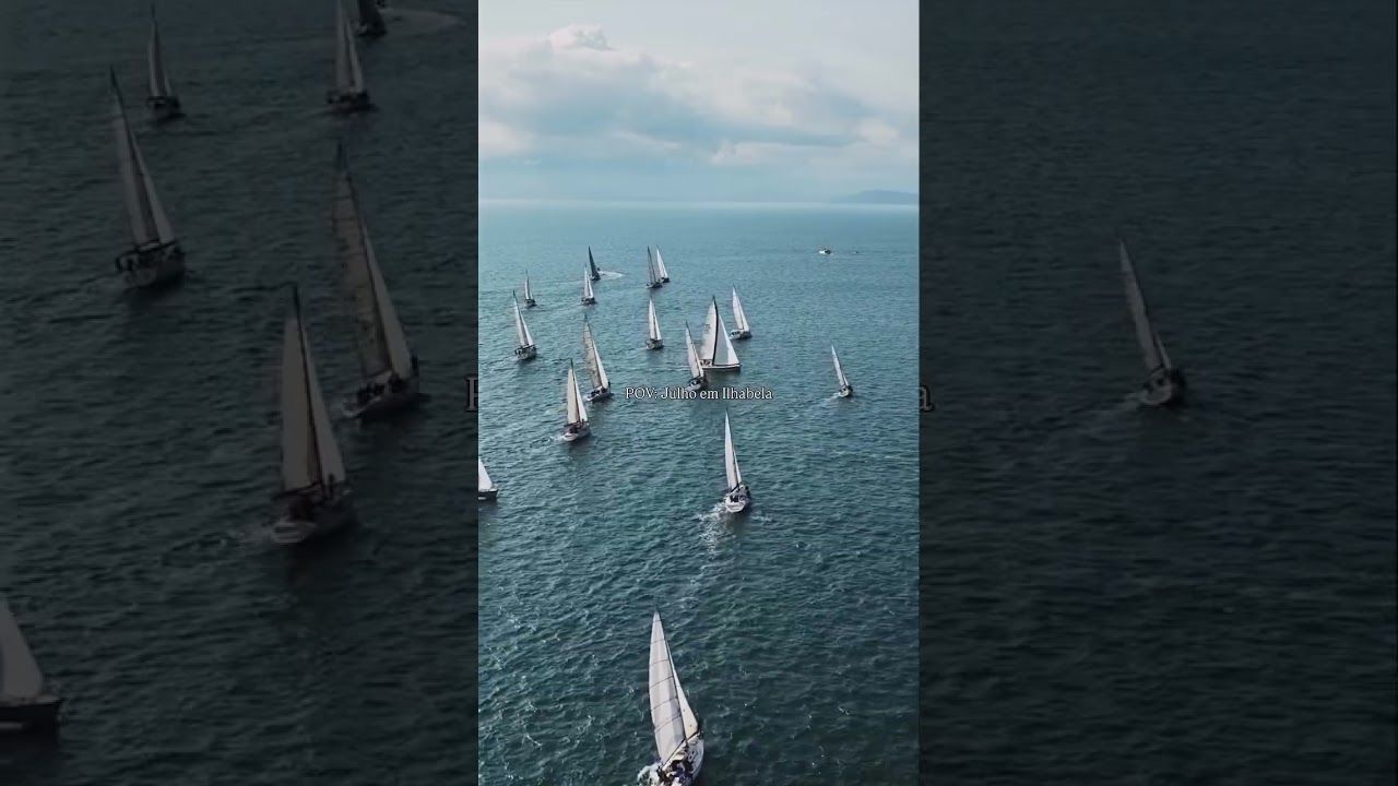 Julho em Ilhabela a raia fica assim! ⛵️Velejadores, como estão as tripulações?