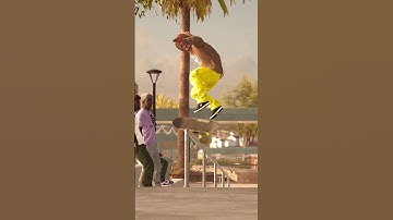 TRICK REQUEST - Double Grind up the Rail at the Schoolyard DLC Map in Session (Skate Sim) 🥳 #shorts