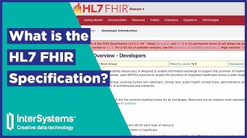 What is the HL7 FHIR Specification