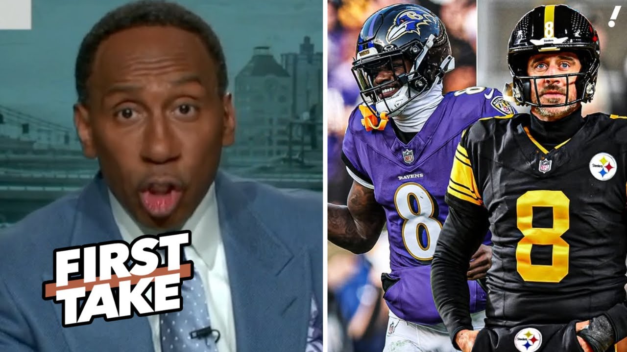 FIRST TAKE | Lamar will show AFC North who’s BOSS! - Stephen A. trusts Ravens to topple Steelers