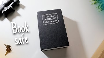 Amazon Basics Book Safe - Key Lock (ASMR)