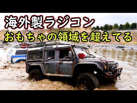 TRAXXAS TRX4ディフェンダー ブロンコ 牽引救出劇 