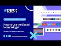 How to add Social Icons with Elementor
