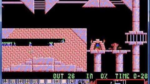 Lemmings 1 Mayham Level 27 Just a Minute Part Two
