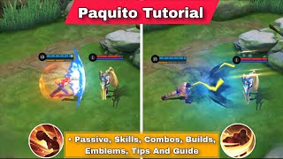 How To Use Paquito Mobile Legends | Advance Tips, Guide, And Combos screenshot 3