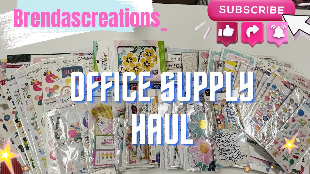 Покупка канцелярских товаров // Много всякой всячины