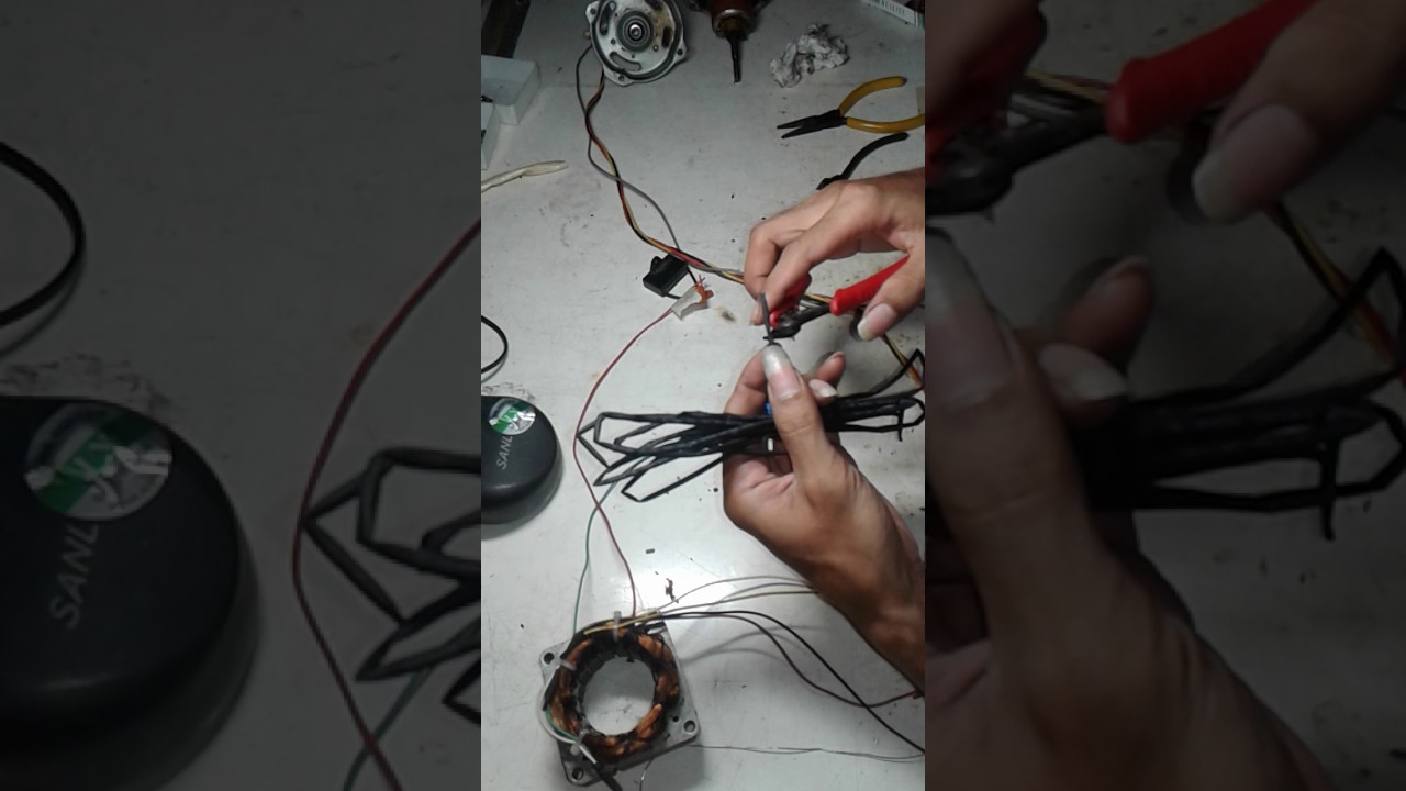 Cara Menganti Kabel Motor Kipas Angin YouTube