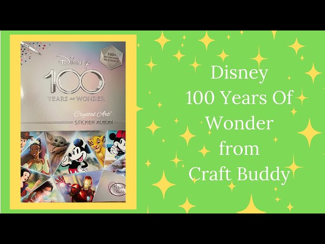 Disney 100 Crystal Art® Sticker Album – Craft Buddy