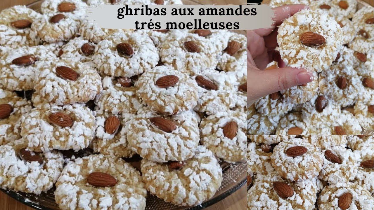 ghribas aux amandes fondantes et moelleuses 😋