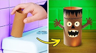 HALLOWEEN CRAFT IDEAS Fun DIYs with Paper Cardboard