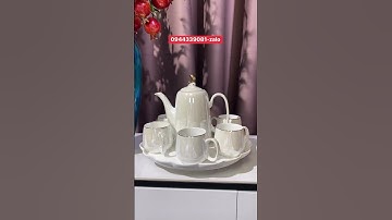 Bộ ấm trà gốm sứ cực kì cao cấp và sang trọng phù hợp làm quà tặng thì rất đẹp và ý nghĩa ạ